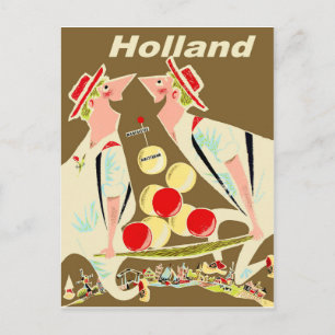 Carte Postale Hollande, vintage drôle