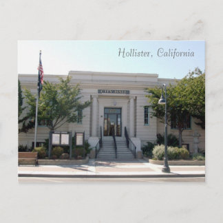 Carte Postale Hollister, hôtel de ville de CA