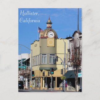 Carte Postale Hollister, tour de l'horloge CA