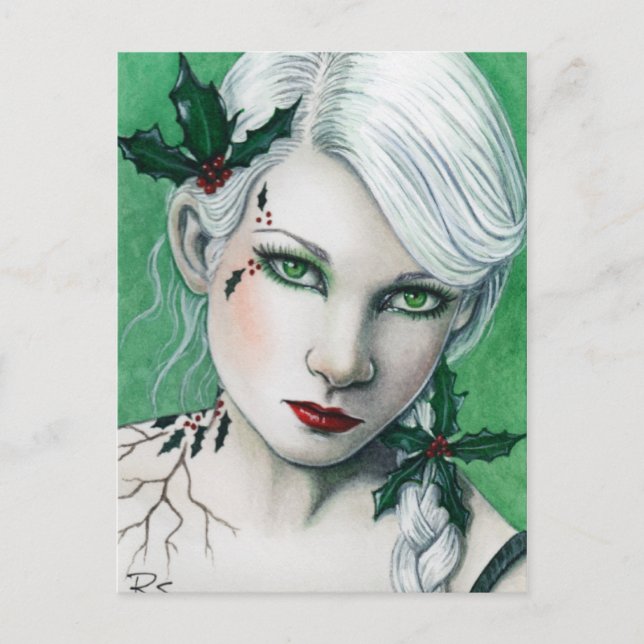 Carte postale Holly Christmas (Devant)