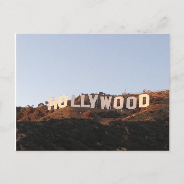 Carte postale Hollywood (Devant)