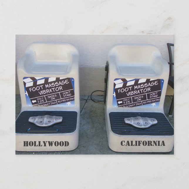Carte postale Hollywood amusante ! (Devant)