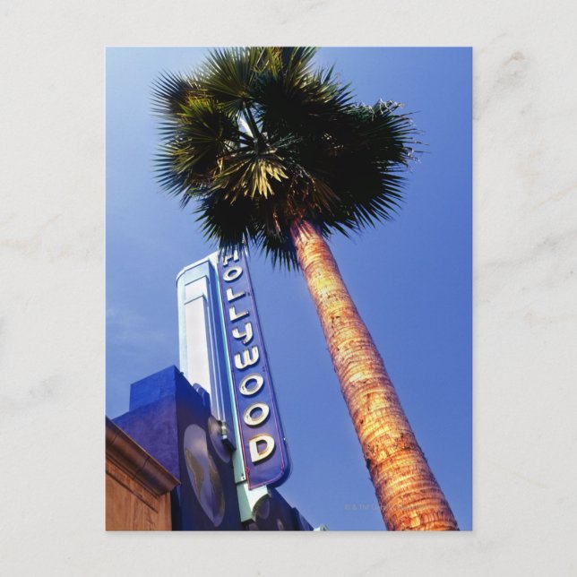 Carte Postale Hollywood Boulevard, Los Angeles (Devant)