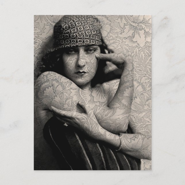 Carte Postale Hollywood Vintage Gloria (Devant)