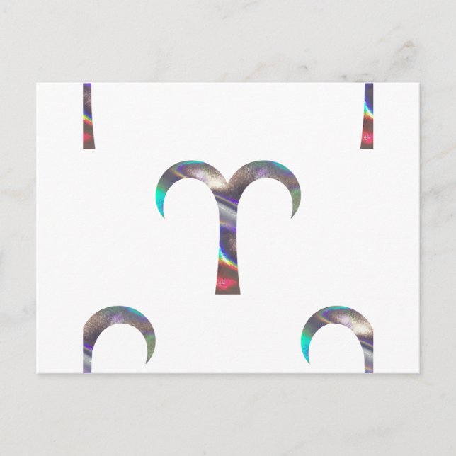 Carte Postale hologramme Aries (Devant)