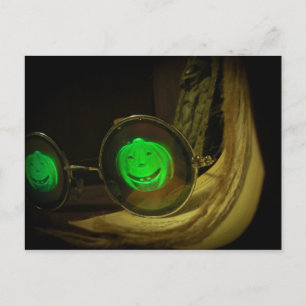 Carte postale Hologramme Citrouille Halloween éffr