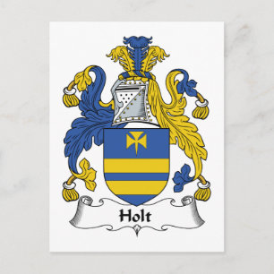 Carte Postale Holt Family Crest