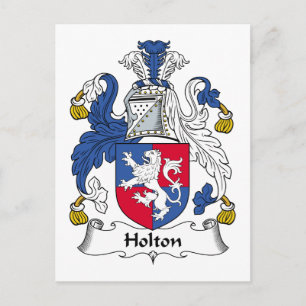 Carte Postale Holton Family Crest