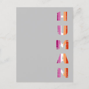 Carte Postale Homan vertical   Lesbian Pride