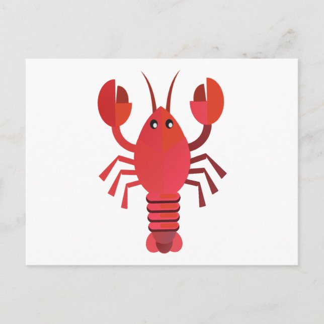 Carte Postale Homard de Hummer (Devant)