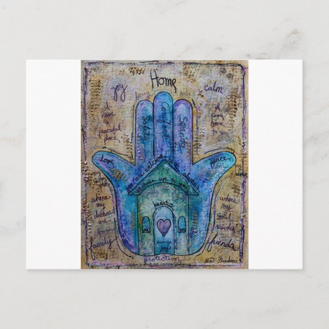 Carte Postale Home Hamsa (Devant)
