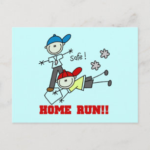 Carte Postale Home Run Boys Baseball Tshirts et cadeaux