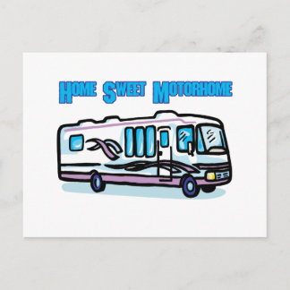 Carte Postale Home Sweet Motorhome