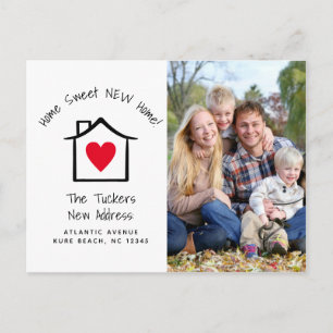 Carte Postale Home Sweet New Home Photo Moving Faire-part