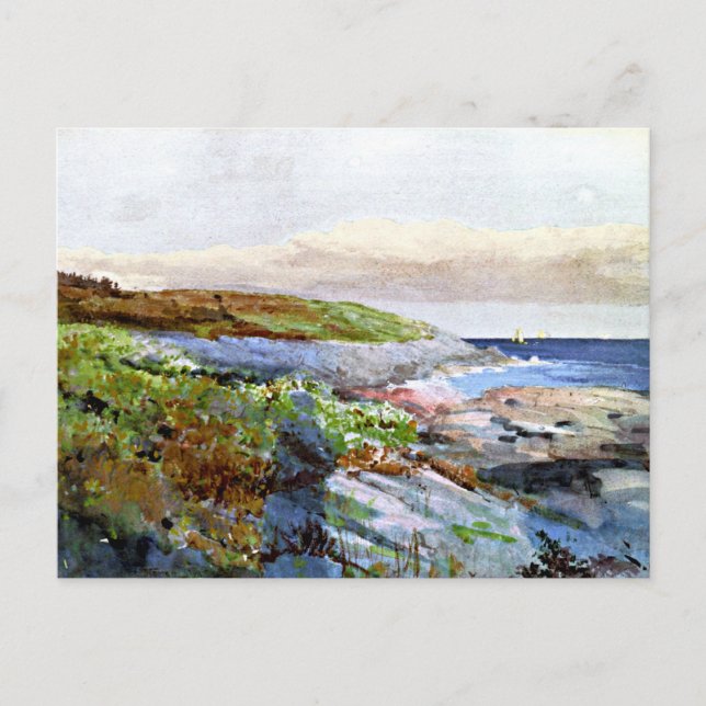 Carte Postale Homer - Ombres sur les dunes (Devant)