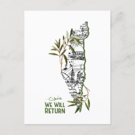 Carte Postale Homes dans la carte, Embracé par les Branches d'Ol