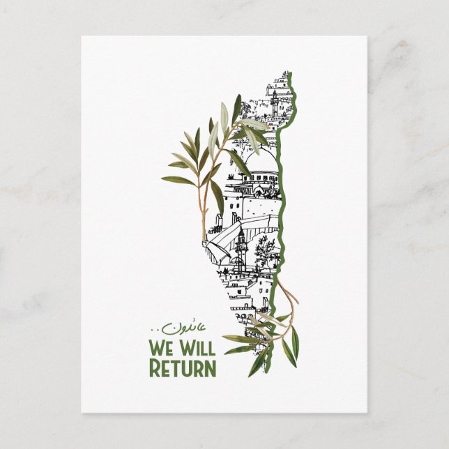 Carte Postale Homes dans la carte, Embracé par les Branches d'Ol (Devant)