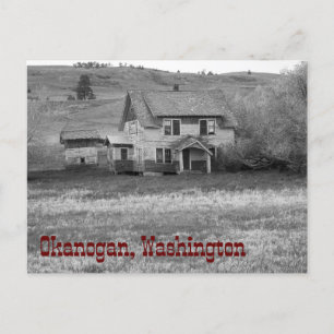 Carte Postale Homestead abandonné Okanogan Comté de Washington