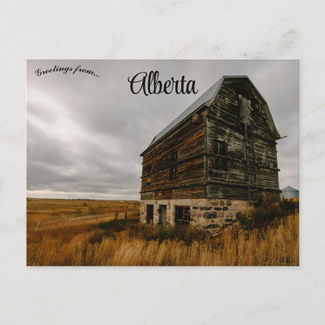 Carte Postale Homestead dans le sud de l'Alberta Canada (Devant)