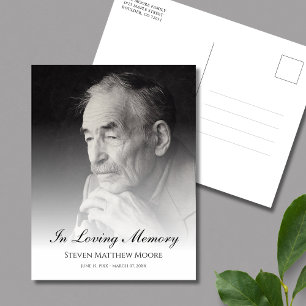 Carte Postale Hommage aux funérailles commémoratives