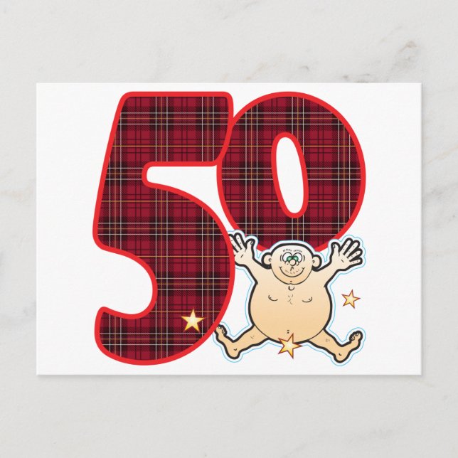 Carte Postale Homme 50 ans (Devant)