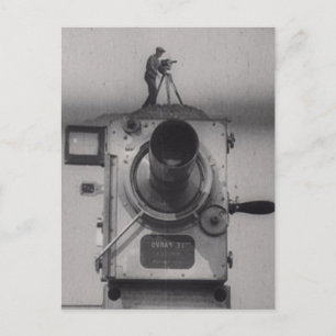 Carte Postale Homme avec un appareil-photo de film (ęr tir)