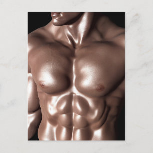 CARTE POSTALE HOMME BODYBUILDER MUSCLE