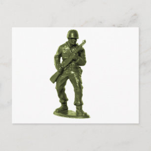 Carte Postale Homme de l'armée verte