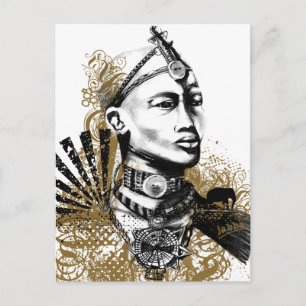 Carte Postale Homme de Lion Maasai