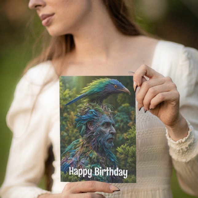 Carte Postale Homme des bois (Créateur téléchargé)