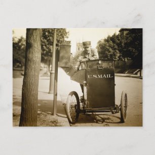 Carte Postale Homme du courrier des années 1900