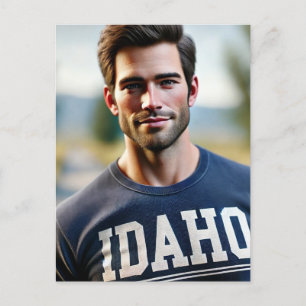 Carte Postale Homme en chemise Idaho