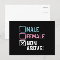 Homme Femme Non Au-dessus ! Drôle Transgenre Gays 