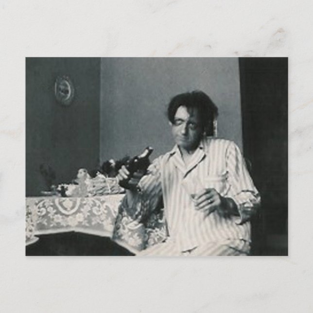 carte postale homme ivre (Devant)