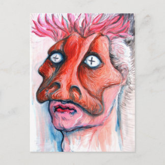 Carte Postale Homme masqué