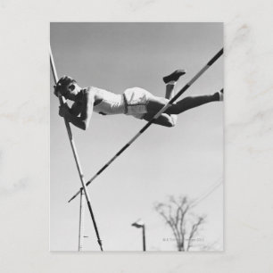 Carte Postale Homme Pole Vaulter