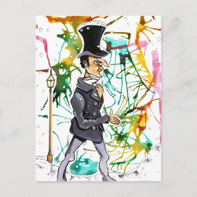 Carte Postale Homme victorien (Devant)