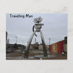 Carte Postale Homme voyageur n° 12