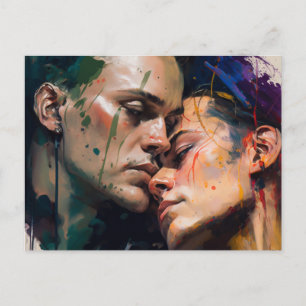 Carte postale Hommes amoureux