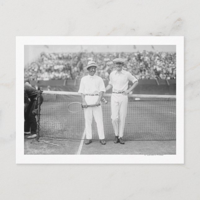 Carte Postale Hommes au tournoi de tennis à Washington DC (Devant)