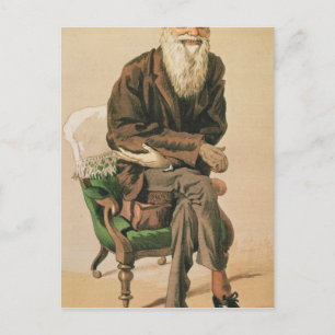 Carte Postale Hommes du jour, no 33, Charles Darwin