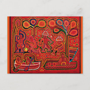 Carte Postale Hommes indiens cunas à Cayucos