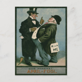 Carte Postale Hommes Messieurs Prank Plank Carrot