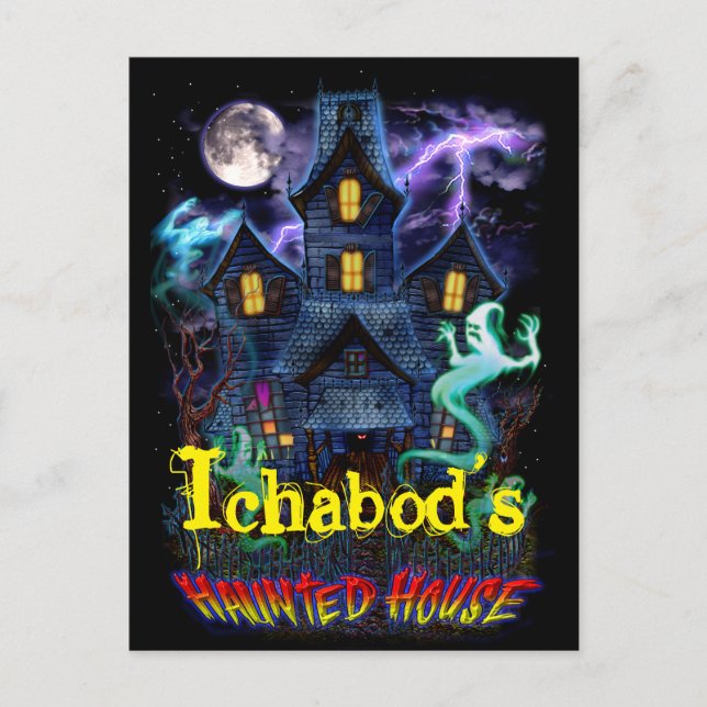 Carte postale Homologuée House Ghosts (Devant)