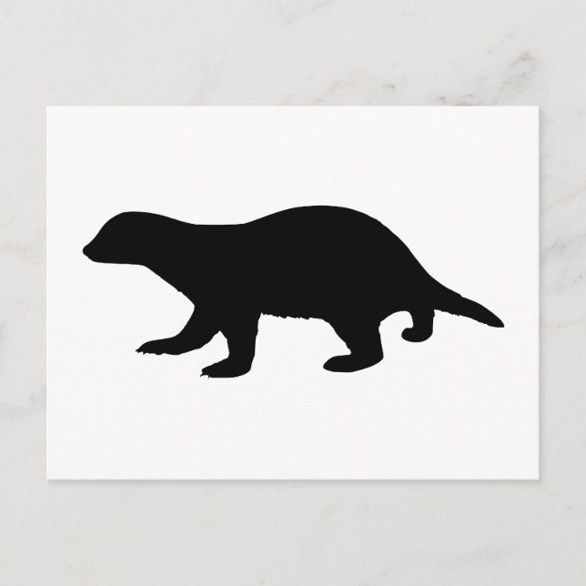 Carte Postale Honey Badger (Devant)