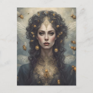 Carte Postale Honey Bee Goddess