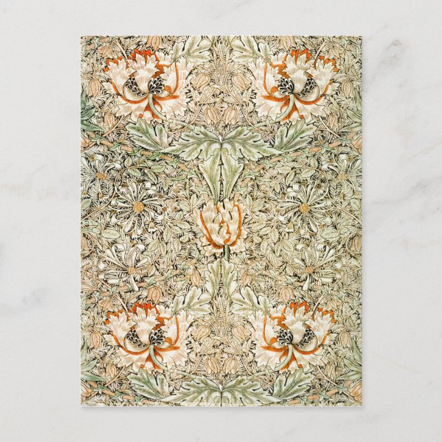 Carte Postale Honeysuckle, William Morris (Devant)