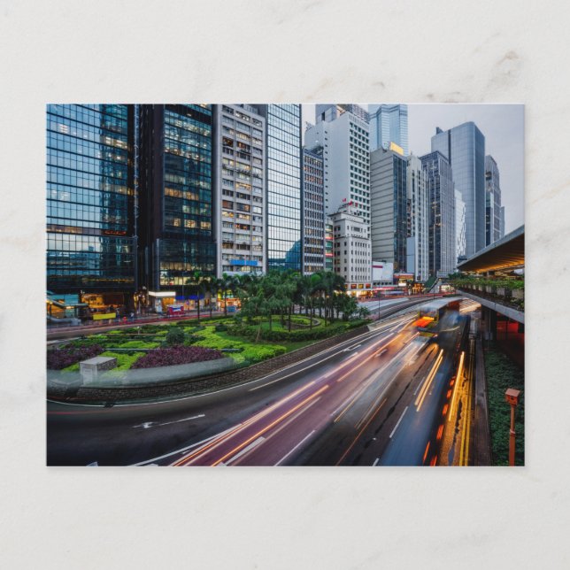 Carte postale Hong Kong Traffic (Devant)