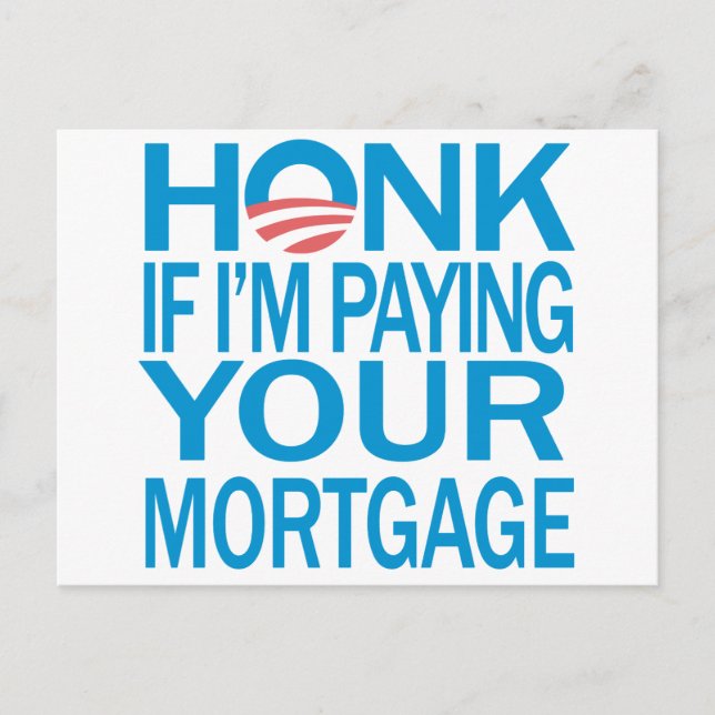Carte Postale Honk AntiObama (Devant)