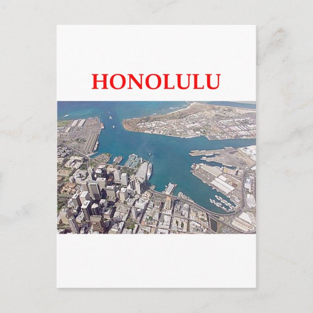 Carte Postale honolulu (Devant)